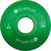 sveltus-halterschijf-olympisch-1-kg-staal-rubber