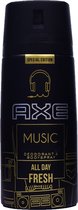 Axe Music All Day Fresh Deodorant Spray 150ml