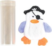 Zolux piraat eend met catnip wit 6x1x7 cm