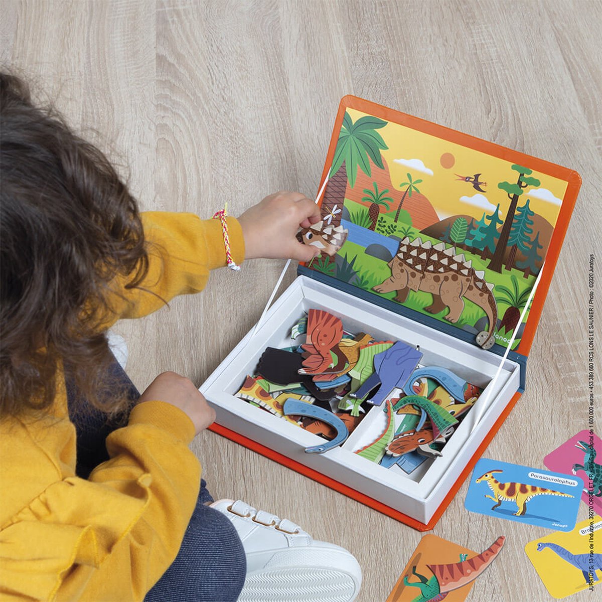 Janod - Magnetibook - Dinosaurus - Magneetboek Speelset — afbeelding 7