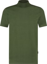Purewhite -  Heren Regular Fit   T-shirt  - Groen - Maat S