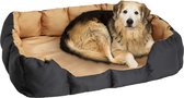 Luxe Hondenbed - goud - zwart - XXL -110x90x20 cm - Voor grote honden
