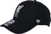 47 Brand EPL FC Liverpool Cap EPL-MVP04WBV-BKK, Mannen, Zwart, Pet, maat: One size