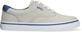 McGregor Heren Sneakers - Grijs Blauw - Lage Sneakers - Leer - Veters