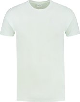 Purewhite -  Heren Slim Fit   T-shirt  - Groen - Maat XXL