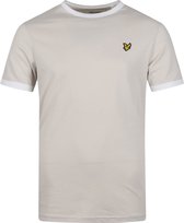 Lyle and Scott - T-shirt Ringer Beige - XL - Modern-fit