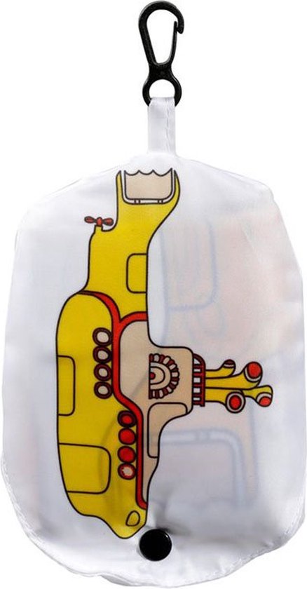 Cabas pliable - Yellow Submarine - blanc