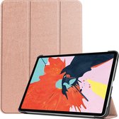 Apple iPad Air 4 10.9 (2020) Hoes - Mobigear - Tri-Fold Serie - Kunstlederen Bookcase - Roségoud - Hoes Geschikt Voor Apple iPad Air 4 10.9 (2020)