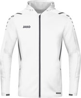 Jako Challenge Wit Jacket Men - Blanc / Antra Light | Taille M.