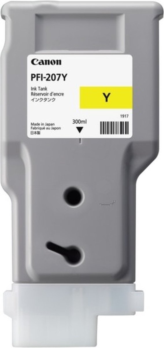 CANON PFI-207Y inktcartridge geel standard capacity 300ml 1-pack