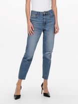 Only Jeans Onlemily Life Hw St Cr Ak Dt Dot308 15248661 Light Medium Blue Denim Dames Maat - W32 X L34