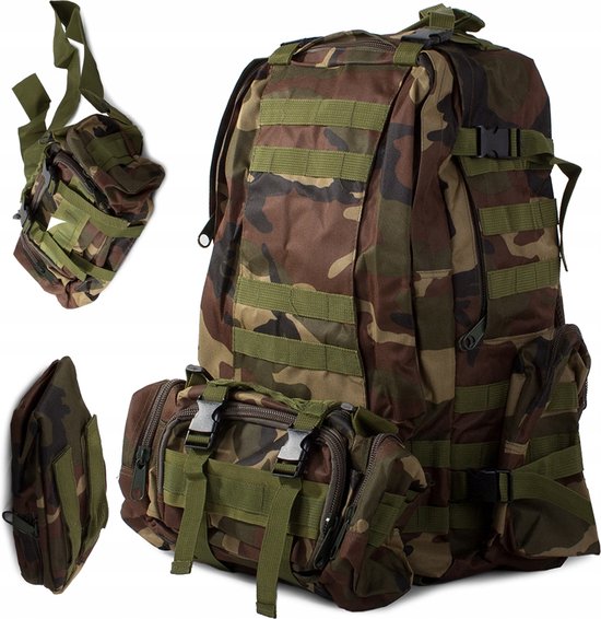Balling Installeren Zeldzaamheid Stevige Tactical Backpack Militaire Rugzak - Wandelrugzak - Military  Outdoor... | bol.com