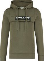 Ballin Amsterdam -  Heren Slim Fit    Hoodie  - Groen - Maat XS