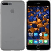 FONU Siliconen Backcase Hoesje iPhone 8 Plus / 7 Plus - Zwart/Transparant