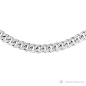 Juwelier Zwartevalk - Zilveren (gerhodineerd) cuban ketting 25.241/70 cm