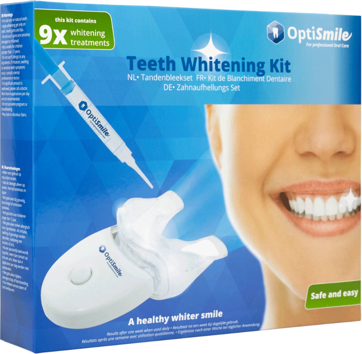 Tandenbleekset - Witte Tanden - Veilig - Handleiding - Teeth Whitening - Wittere Tanden - Tanden Bleken - Frisse Adem - Tandsteen - Tandplak -
