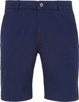 Blauwe katoenen korte broek voor heren 40 (2XL)