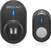 Bell4U Draadloze Deurbel – Inclusief 2 USB Smartphone Laders – 51 Melodieën – Waterdicht