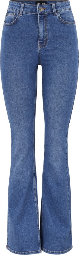 Pieces PCPEGGY FLARED HW JEANS MB NOOS BC Jeans Femme - Taille M