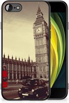 Telefoonhoesje iPhone 7/8/SE 2020/2022 Telefoontas met Zwarte rand Londen City