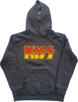 Kiss - Classic Logo Hoodie/trui - 2XL - Grijs