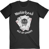 Motorhead Heren Tshirt -S- Flat War Pig Aces Zwart