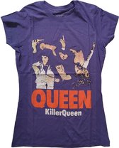 Queen Dames Tshirt -S- Killer Queen Paars
