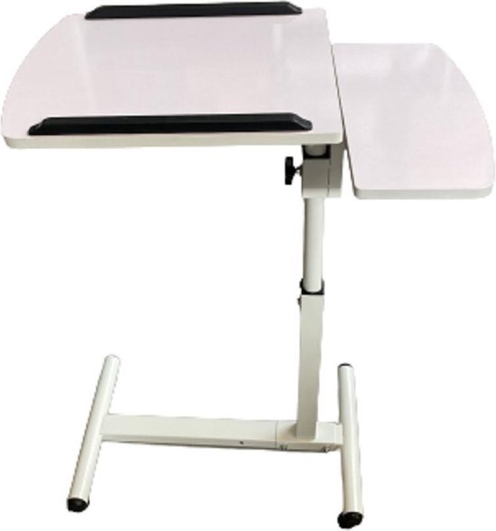 Oprolbare bedtafel voor laptop, tafel, in hoogte verstelbaar 61,5-96,5