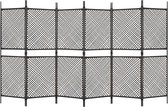 Decoways - Schuttingpaneel 3,6x2 m poly rattan bruin