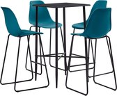 Decoways - 5-delige Barset kunststof turquoise