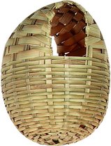 Flamingo broednest kanarie grote exoten vink - bamboe - 14x14x17cm