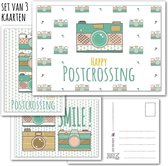 KaartenSet Happy Postcrossing -> Nr 2 (Postcrossing-Typisch-Hollands-retro camera's) - LeuksteKaartjes.nl by xMar