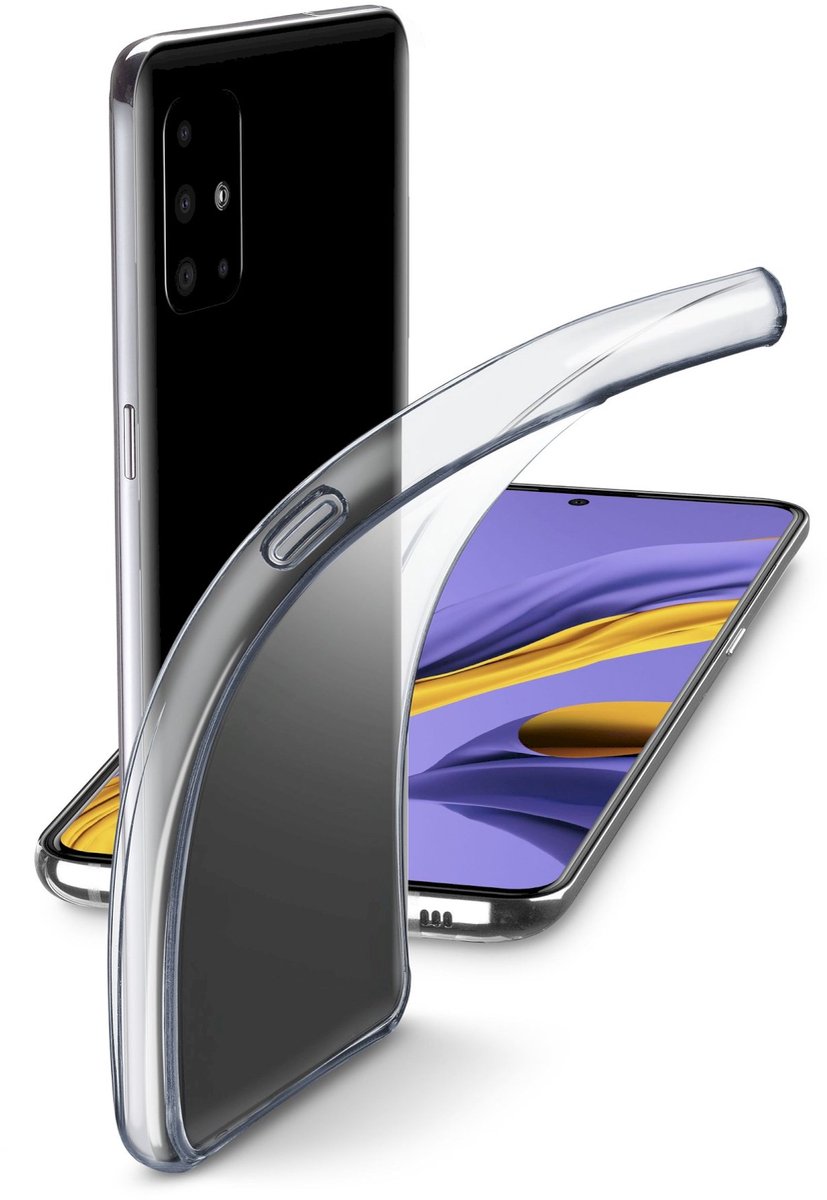 Cellularline - Samsung Galaxy A51, hoesje fine, transparant