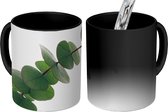 Magische Mok - Foto op Warmte Mok - Groene eucalyptus bladeren - 350 ML