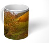 Mok - Geel-gekleurde foto van het landschap in het Nationaal park Brecon Beacons - 350 ML - Beker