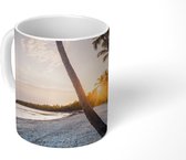 Mok - Strand - Zonsondergang - Palmboom - 350 ML - Beker