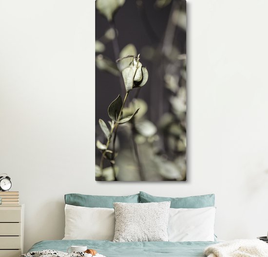 Tableau sur toile Branches d'eucalyptus séchées - 80x160 cm - Décoration murale