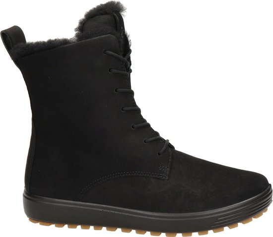 Ecco Soft 7 Tred W veterboots zwart - Maat 36 | bol.com