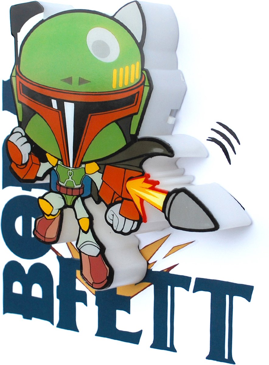 3D Light FX - Star Wars Boba Fett Mini Light - Wandlamp