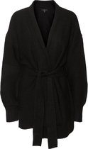 Vero Moda Vest Vmnoname L/s Shawlneck Cardigan 10260476 Black Dames Maat - XS