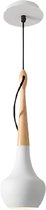 Mirrel® Hanglamp Wit - Nordic Design Lamp - Slaapkamer Verlichting - Binnen Lampen - Metalen Lamp - Bar Licht