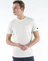 P&S Heren T-shirt-FRANK-Cloud Dancer-XL
