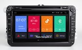 Volkswagen RNS 510 Caddy Android 11 — 7 Inch / 2GB Bluetooth DAB+ 4K Video Qled Apple CarPlay Spraakbediening 5G Wifi Android Auto Apps