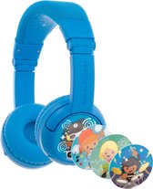 Buddyphones - Play Plus, kindvriendelijke Draadloze Over-ear Koptelefoon , Bluetooth, koel blauw
