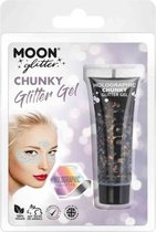 Moon Creations Glitter Makeup Moon Glitter - Holographic Chunky Glitter Gel Zwart