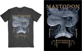 Mastodon Heren Tshirt -L- Hushed Snake Zwart