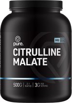 PURE Citrulline Malate - 500gr - aminozuren - 2:1 verhouding - poeder - 166 porties