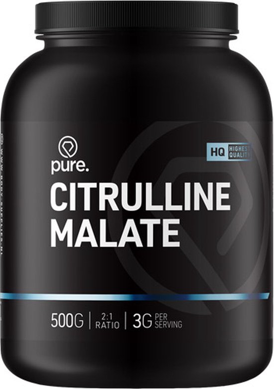 PURE Citrulline Malate - 500gr - aminozuren - 2:1 verhouding - poeder - 166...