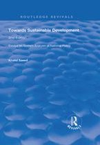 Routledge Revivals - Towards Sustainable Development