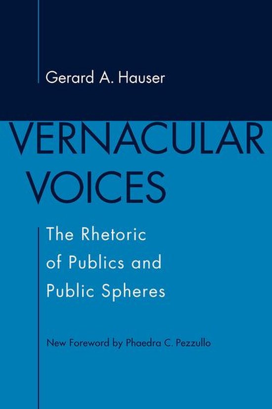 Studies in Rhetoric & Communication - Vernacular Voices - cover